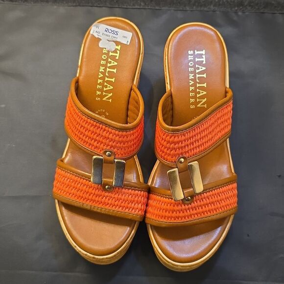 BRAND NEW ITALIAN SHOEMAKERS ELLORA DOUBLE STRAP WOMEN"S SANDAL G1 - Picture 2 of 16